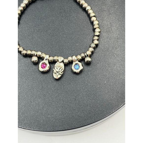 UNO DE 50 Soulcraft " SUNSHINE BRACELET " Silver Plated Crystal
Stretch Bracelet - Picture 3 of 9